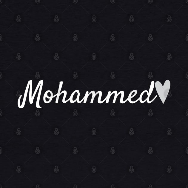 Mohammed name with heart ❤️ by afmr.2007@gmail.com